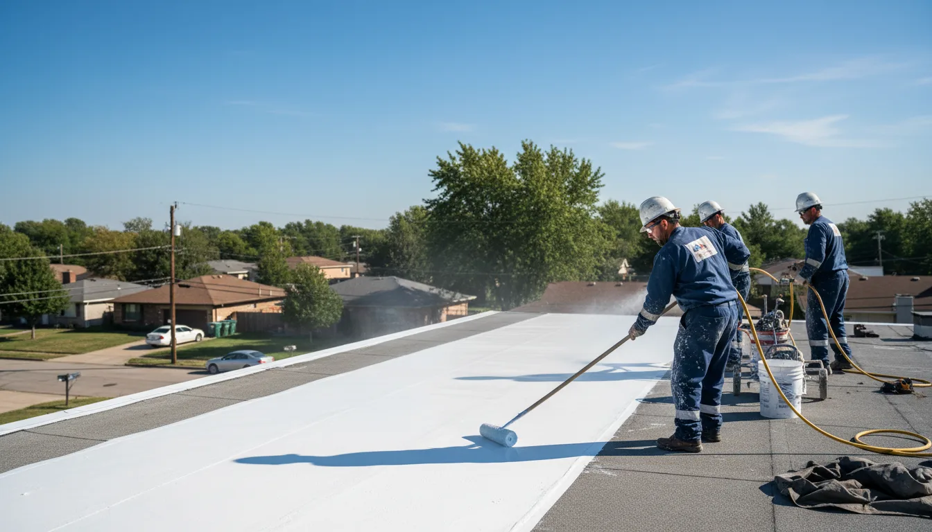 Commercial roof coating in Gilliam, LA near me